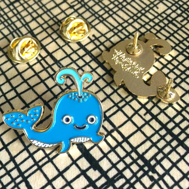 Night Owl Paper Goods - Wholesale Lapel Pin/Button - Sea Critter Enamel Pin Gift Set