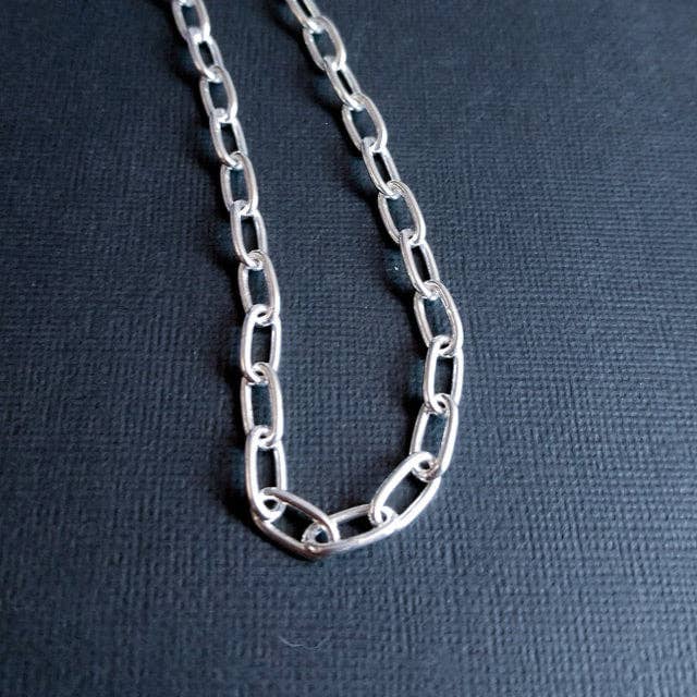 Inchoo bijoux inc - Venta al por mayor Collares de cadenas y eslabones - Cadena de eslabones de plata de ley maciza de 6 mm4