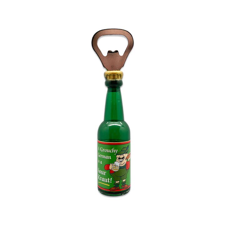 Grouchy German Oktoberfest Magnetic Bottle Openers for wholesale by European Heritage Gifts