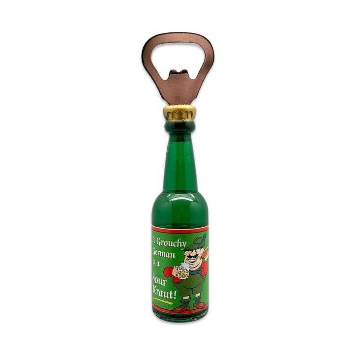 Grouchy German Oktoberfest Magnetic Bottle Openers for wholesale by European Heritage Gifts