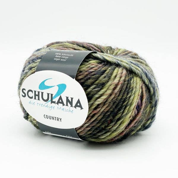 SCHULANA - Vente Fils à tricoter - Country - Laine 100 % pure laine vierge pour tricot et crochet4