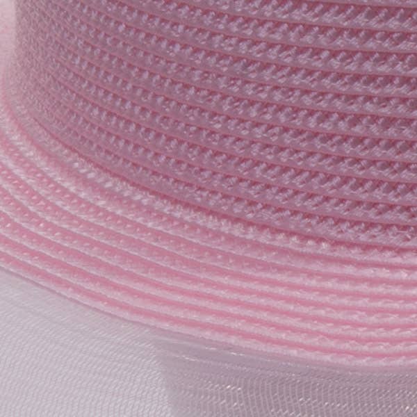 KaKyCo - Vendita all'ingrosso Cappello di paglia - Donna - Cappello di Paglia in Poliestere con Tesa in Crinolina e Fiocco a Nastro | 30188616