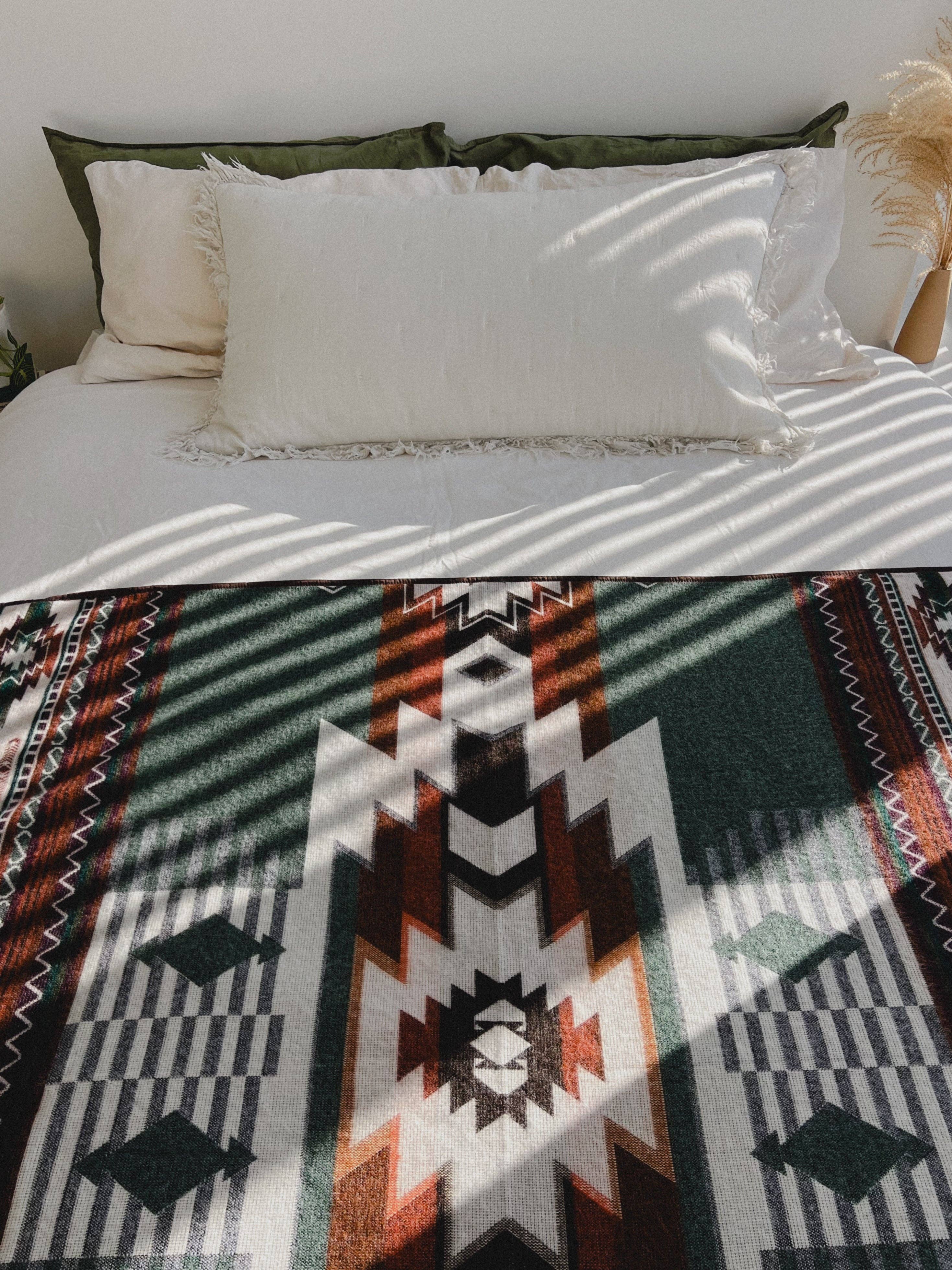 Wylde Brigade - Wholesale Throw Blanket - Quilotoa Aztec Reversible Blanket10
