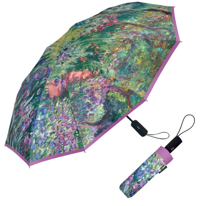 Travel Umbrella - Monet Garden at Giverny for wholesale by RainCaper