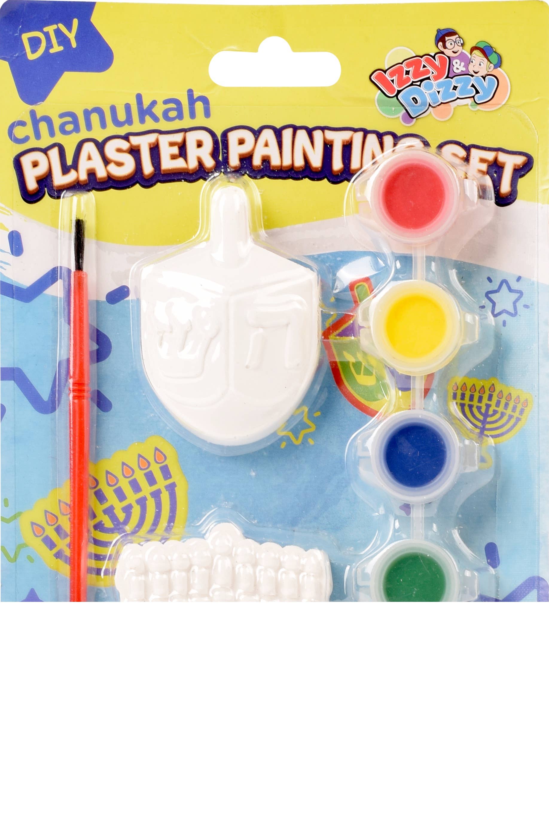 Ner Mitzvah - Wholesale Party Favor - Chanukah DIY Plaster set0