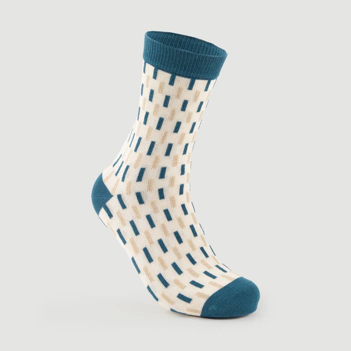 Veraluna Sustainable Clothing - Vendita all'ingrosso Calzini - Unisex - Calzini in Cotone Organico Geo Tinta Commercio Equo e Solidale0