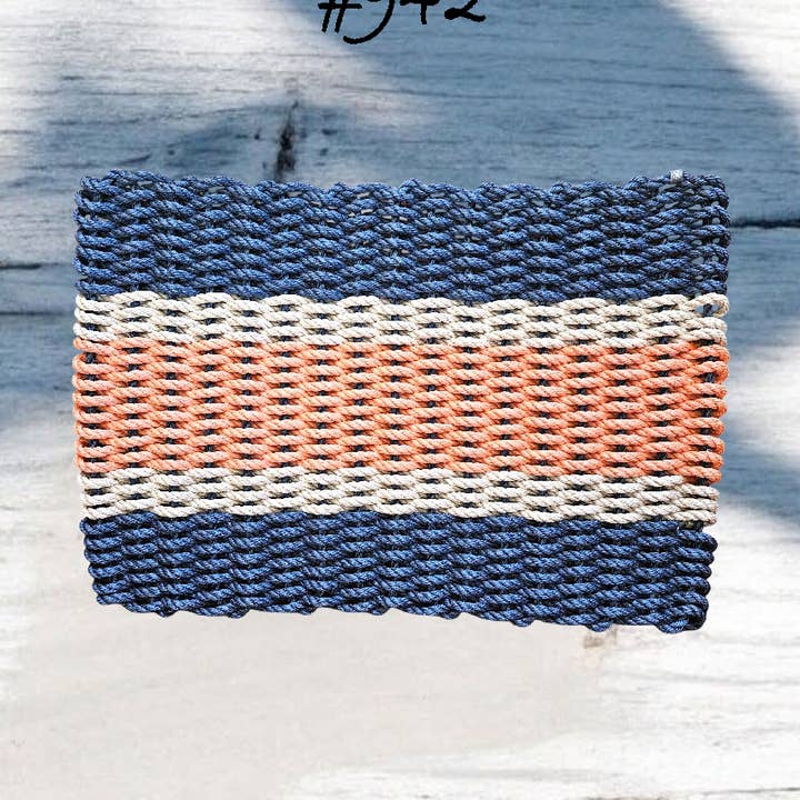 942 Lo zerbino intrecciato a mano in corda da aragosta del Maine "Originale" per la vendita all'ingrosso da parte di Maine Rope Mats