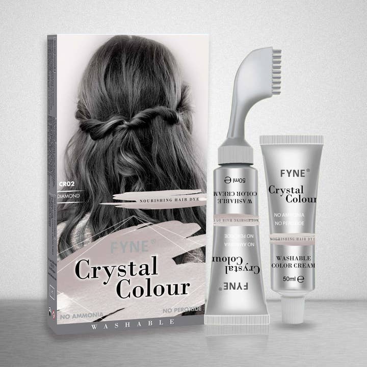 FYNE Crystal Colour - Diamond (Dark Grey) CR02 for wholesale by Fine Lines (UK) Ltd