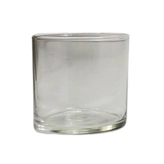 General Wax - Candle Making Supplies - Wholesale Candle holder - 7.5 oz Symphony Clear Glass Candle Jar0