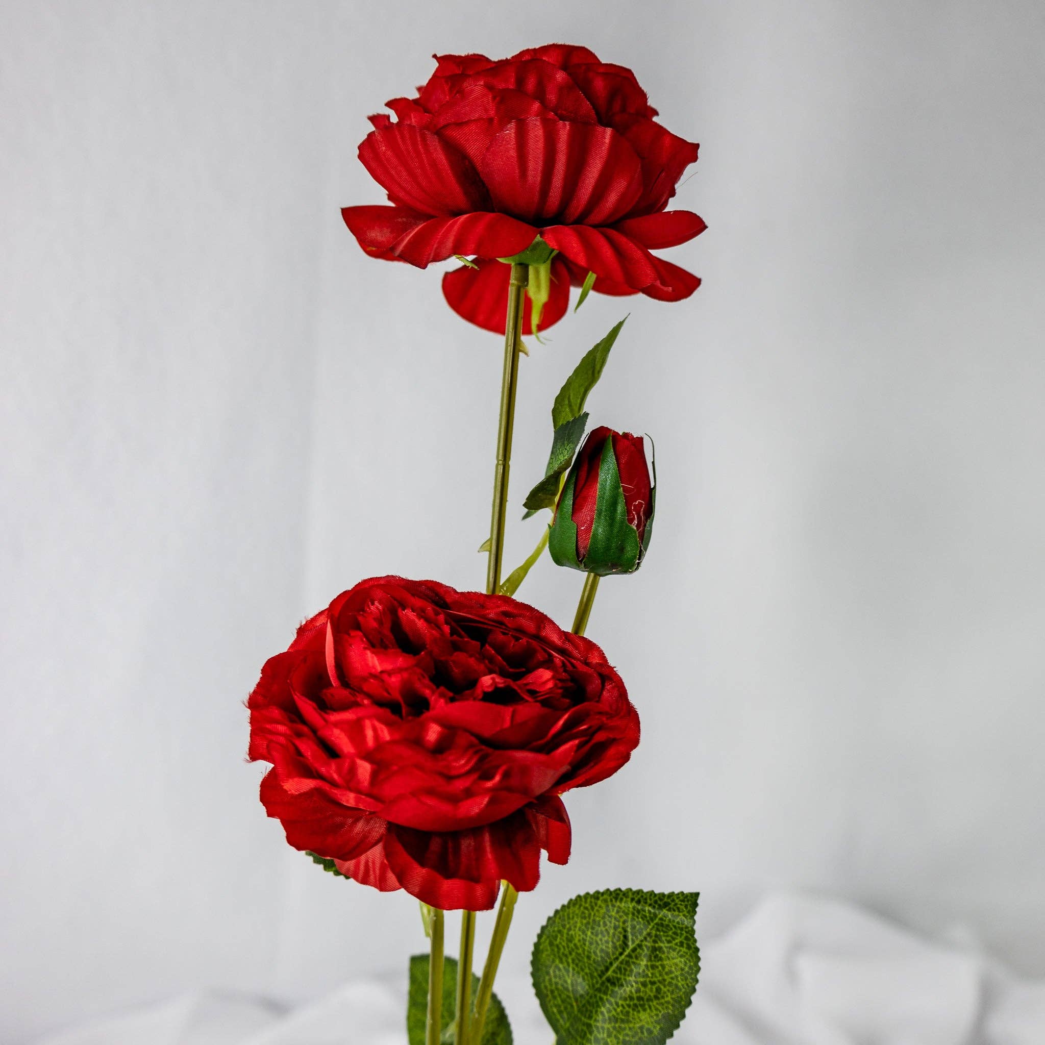 Realistic Artificial Flowers - Wholesale Artificial Flowers - Red Peony Mini Bloom - Realistic Artificial Flowers3