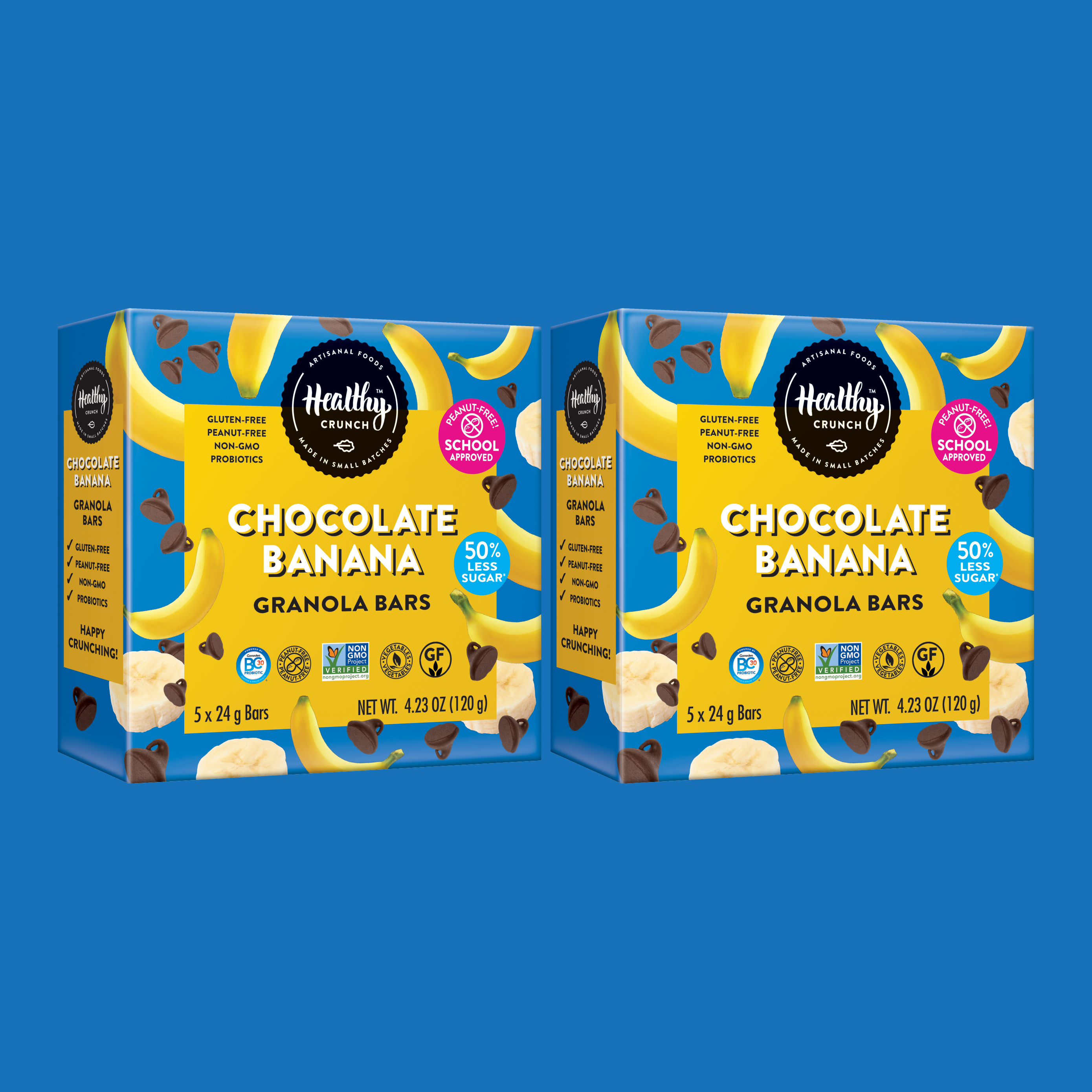 Healthy Crunch - Wholesale Snack Bar - Chocolate Banana Granola Bars8