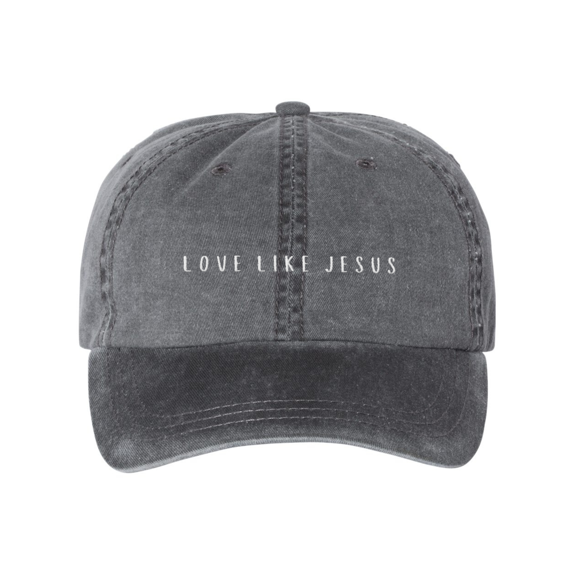 Scripted Pearl - Wholesale Baseball Cap - Women's - Love Like Jesus Embroidered Baseball Cap, Christian Ball Hat8