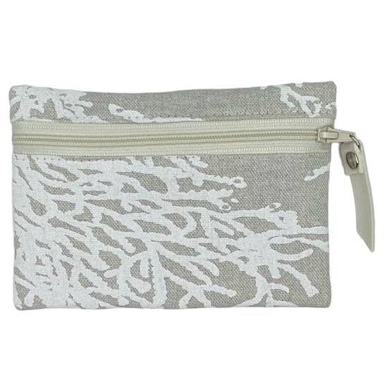 Pouch S, “Calédonie” white for wholesale by Emmanuel Création