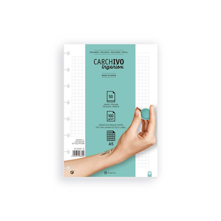 CARCHIVO - Wholesale Notepad - Premium Paper Refills for INGENIOX® - Pack of 101