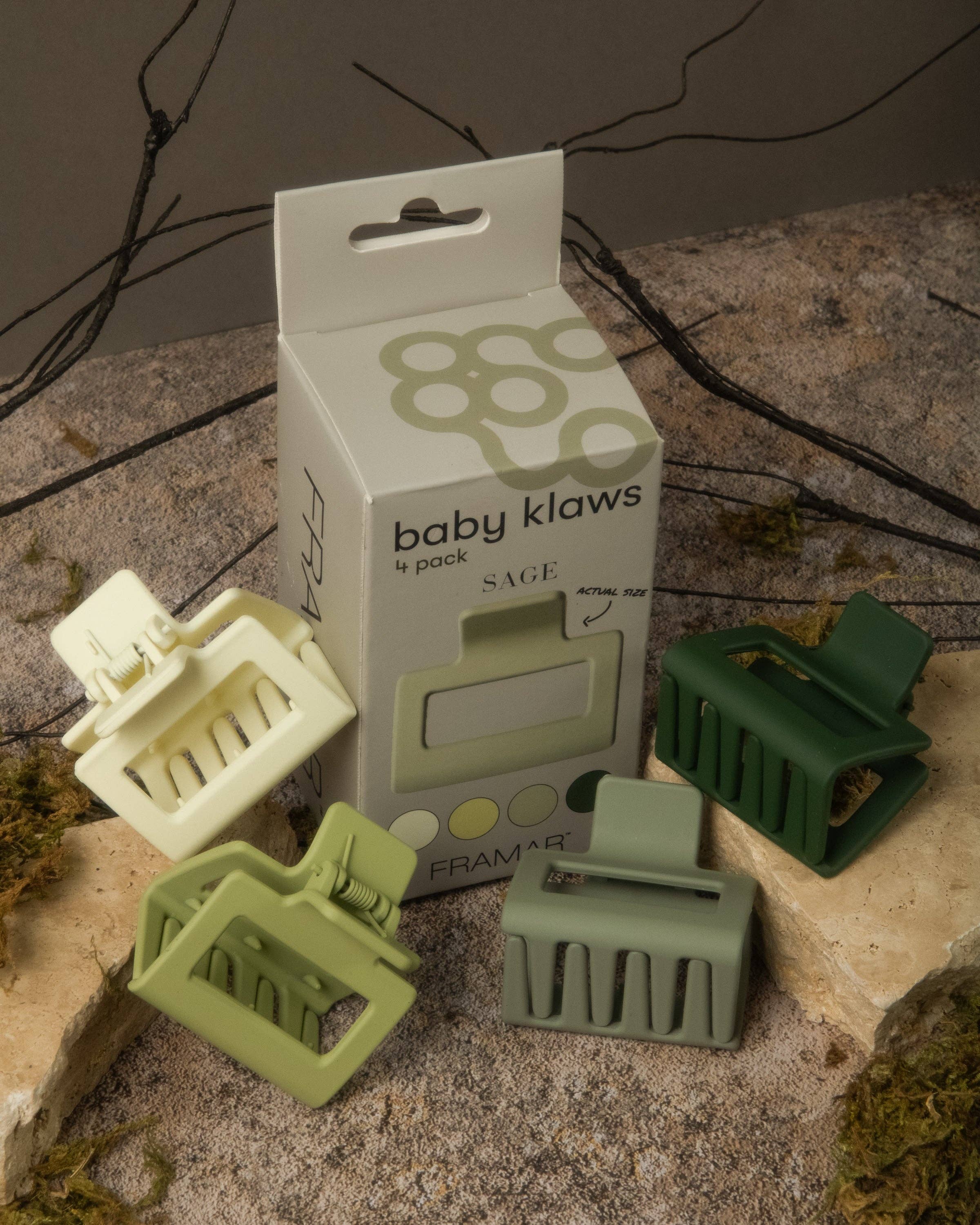 Framar Hair Brushes & Hair Accessories - Vente Pince à cheveux – femme - FRAMAR Pince à Cheveux Moyenne – Pince à Cheveux pour Femmes - Sauge4