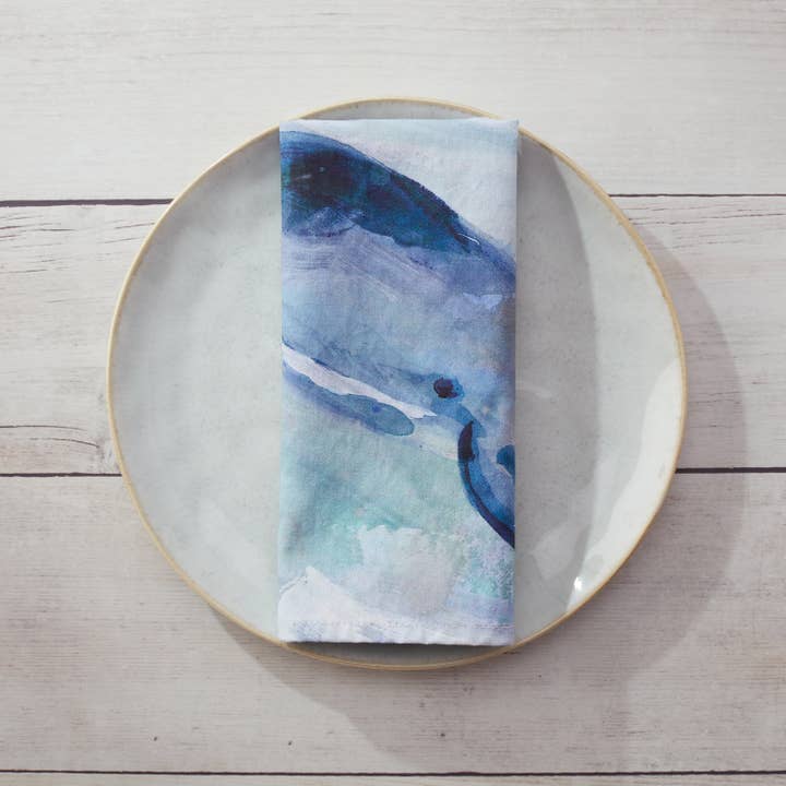 Serviettes de table (lot de 4) - Deep Sea pour la vente par Kim Hovell Art
