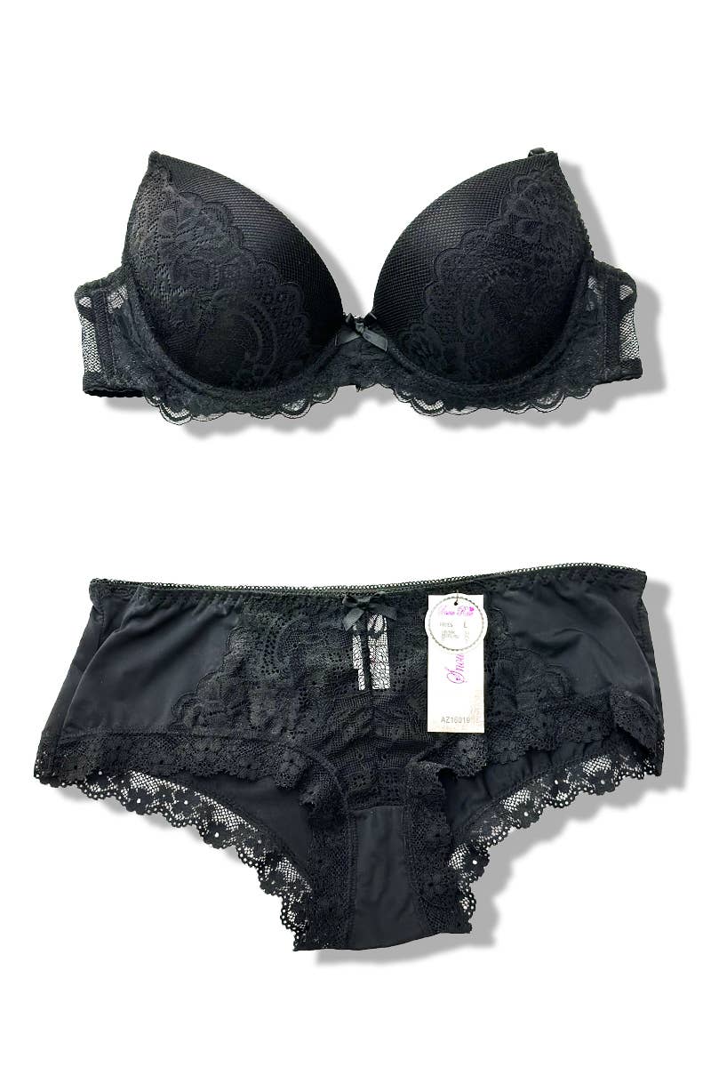 Belle Com'Elle - Vente Ensemble de lingerie – femme - Ensemble Soutien-gorge + Culotte Bonnet C / AZ1601915