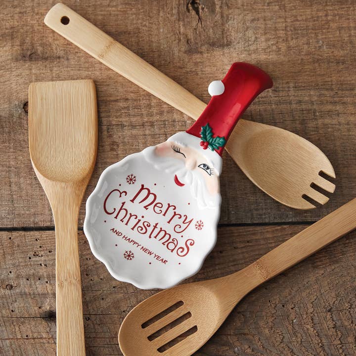 Winking Santa Spoon Rest for wholesale by CTW Home Collection