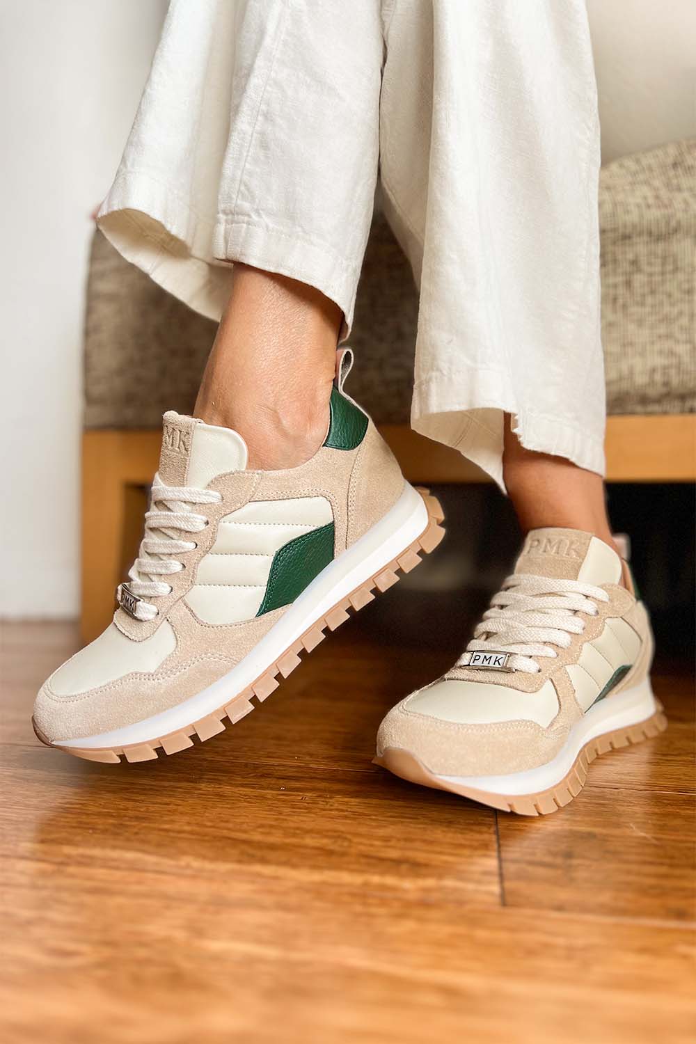 PMK SHOES - Wholesale Lifestyle trainers – Women′s - Mule - Pana - Handmade Cow Leather Sneakers1