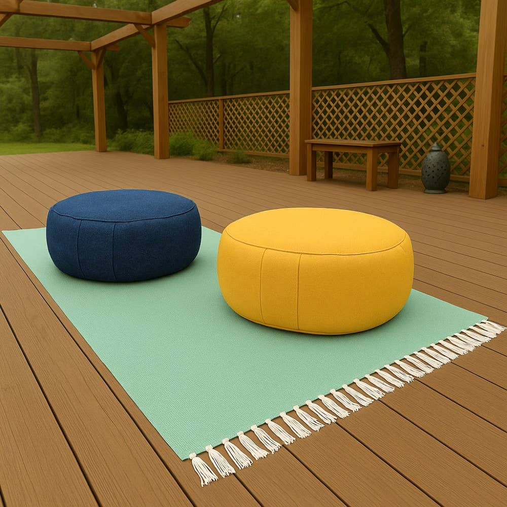 West Path - Wholesale Meditation Supplies - Organic Zafu Meditation Cushion – Yoga Pillow Bolster Pouf5