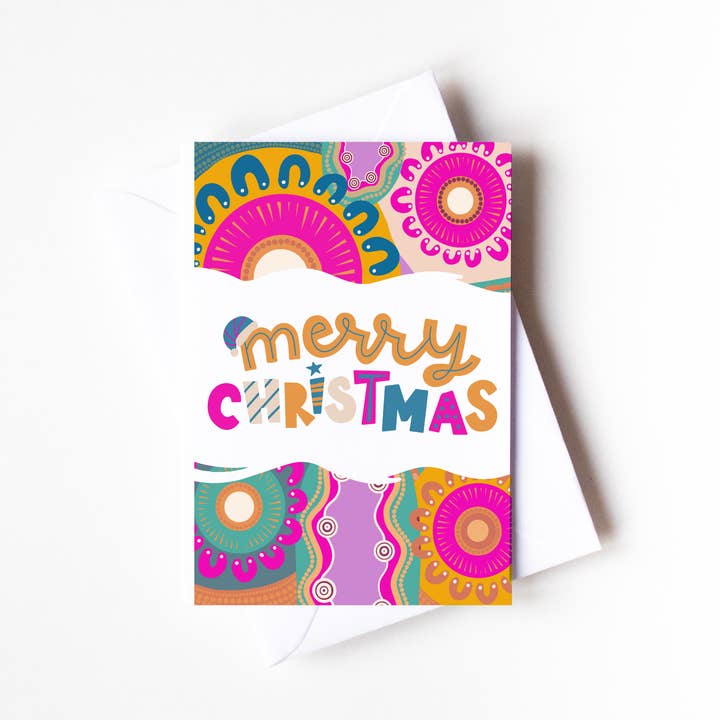 Cartão de felicitações do Feliz Natal por atacado de Little Black Duck Homewares