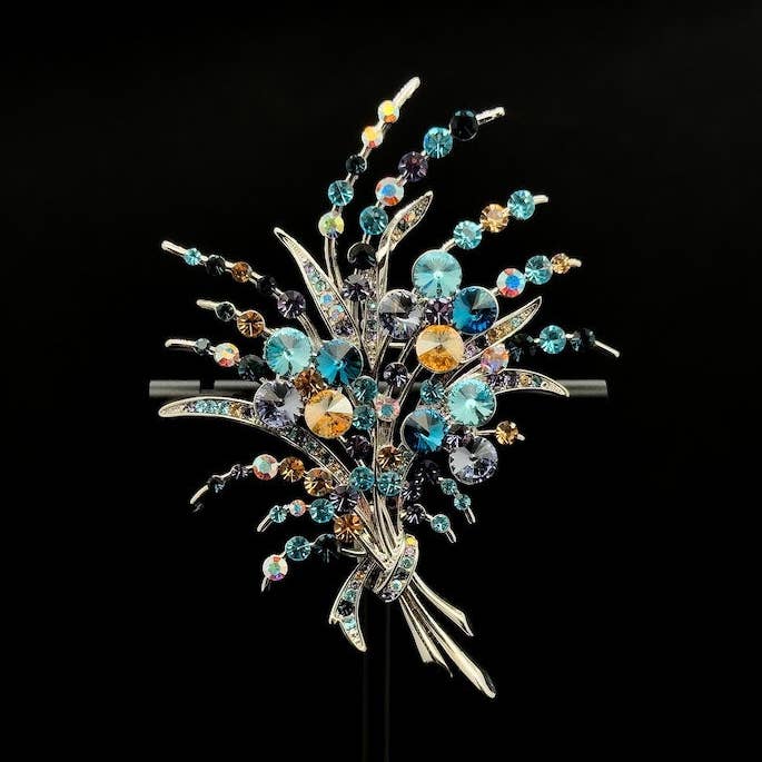 Versatile Botanical Brooch – Elegant Floral Accessory for Birthday Gifting, Parties & Work Attire for wholesale by Zenthaven