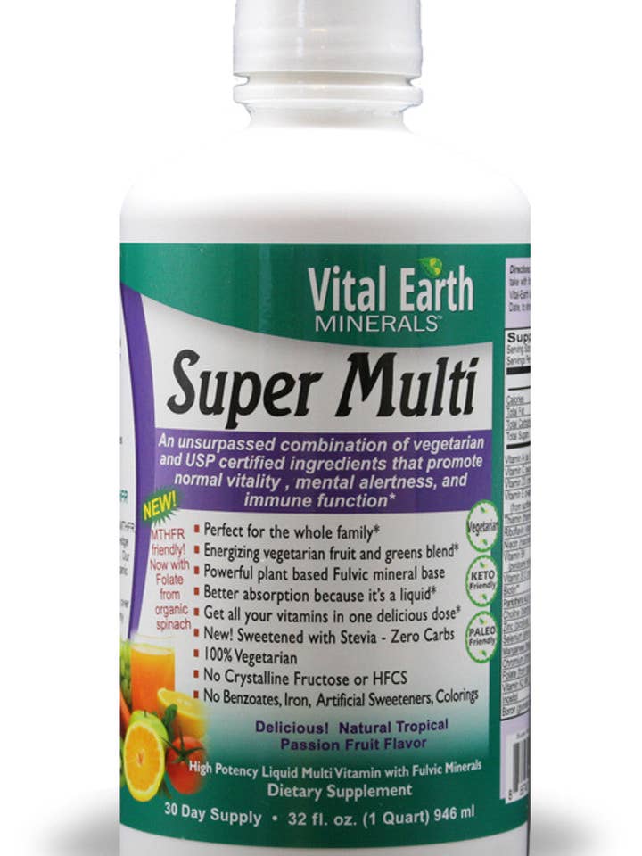 Super Multi Vitamines Liquides pour la vente par Vital Earth Minerals