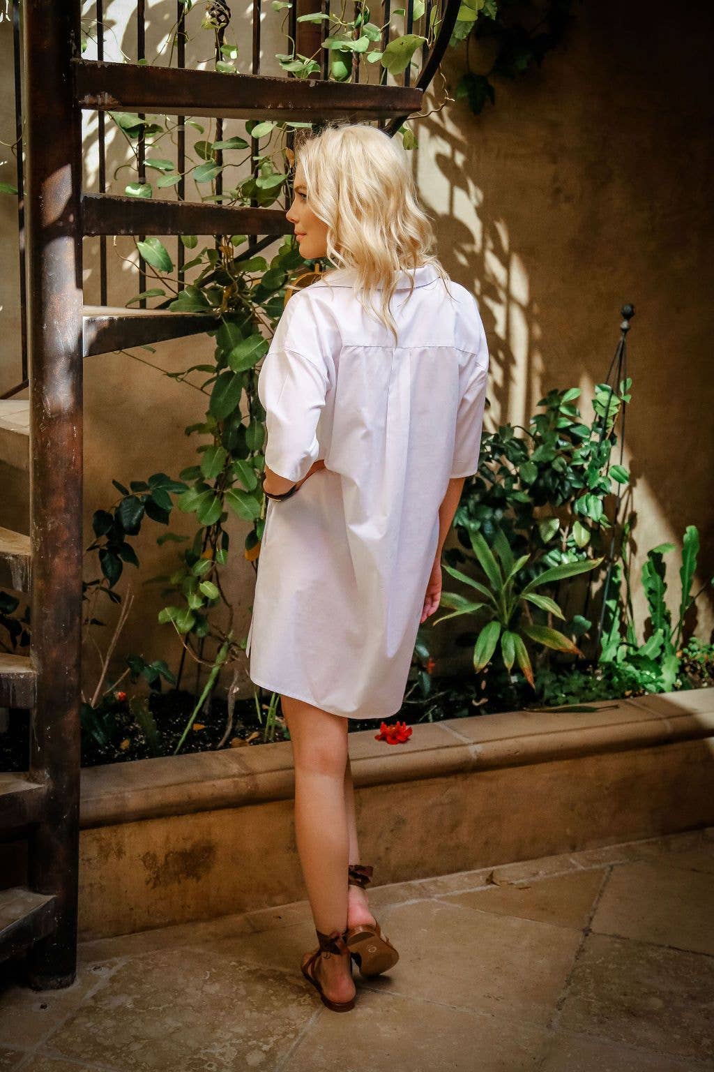 Eliza Dee – Großhandel Kleid – Damen – Balboa Kleid - Weiß2