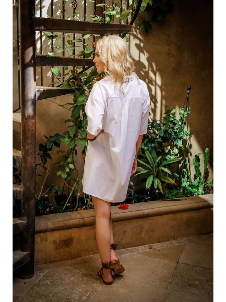 Eliza Dee – Großhandel Kleid – Damen – Balboa Kleid - Weiß2