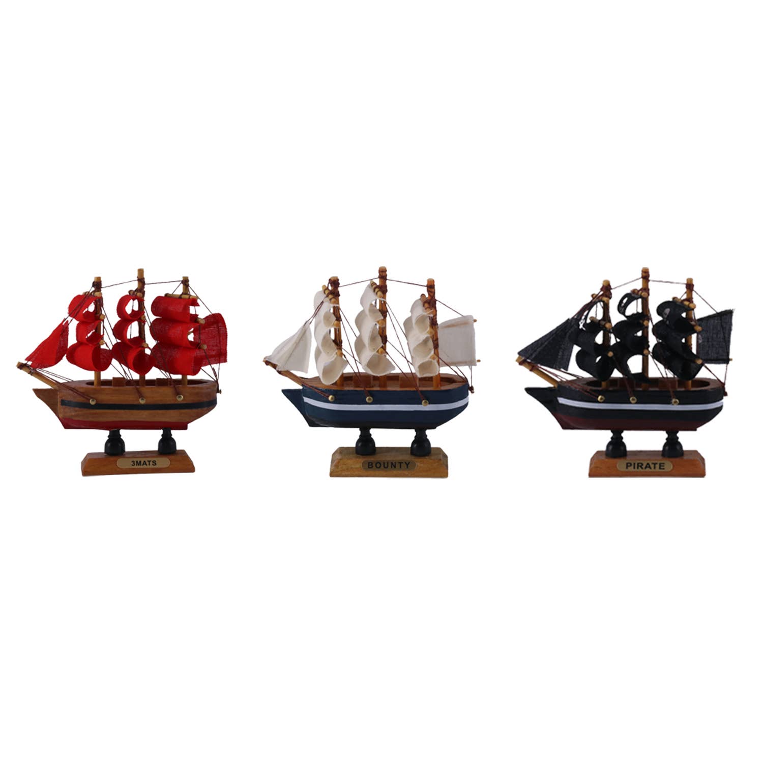giftland - Wholesale Decorative Figurine - Small wooden ship model1