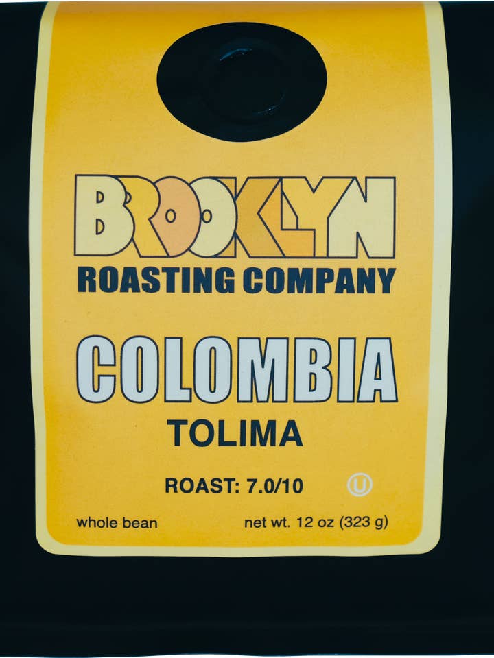 Brooklyn Roasting Company Colombia Tolima, café en grains entiers issu du commerce équitable, sac de 12 oz pour la vente par Brooklyn Roasting Company