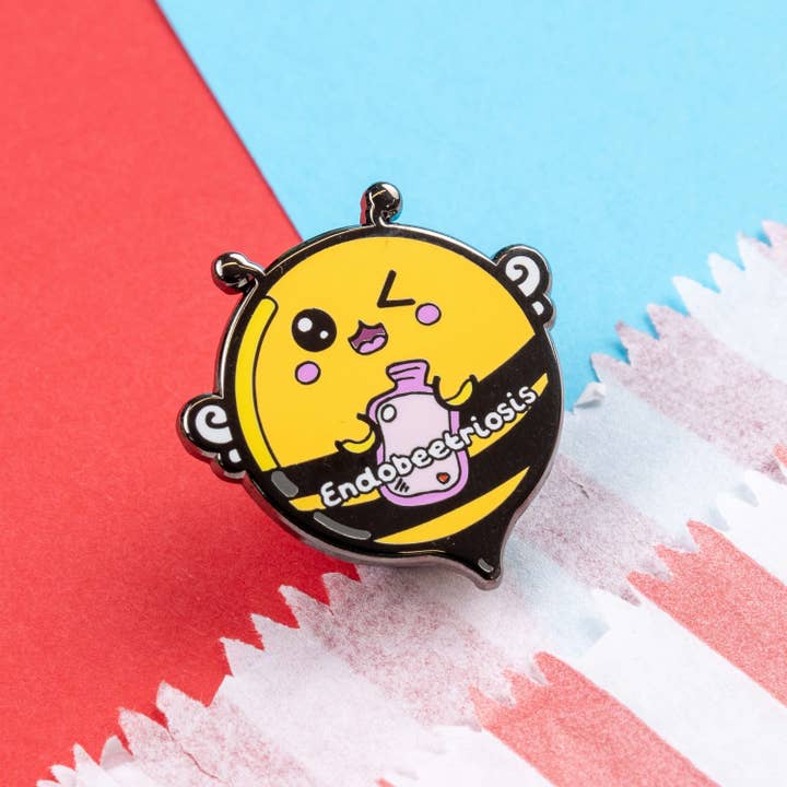 Endobeetriosis Enamel Pin - Endometriosis for wholesale by Innabox Ltd