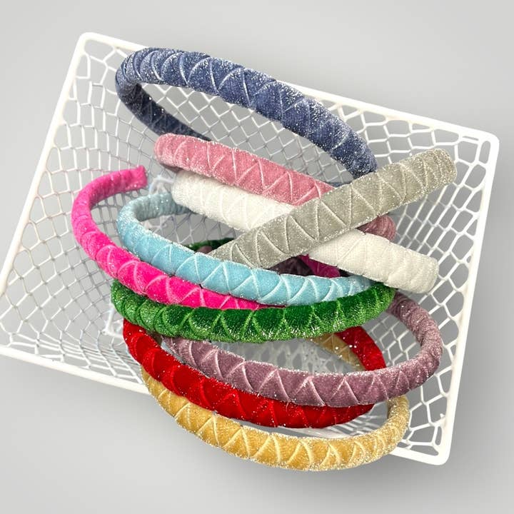 Parker and Kay Collective - Wholesale Fashion Headband - Women's - Shimmering Velvet Headband14