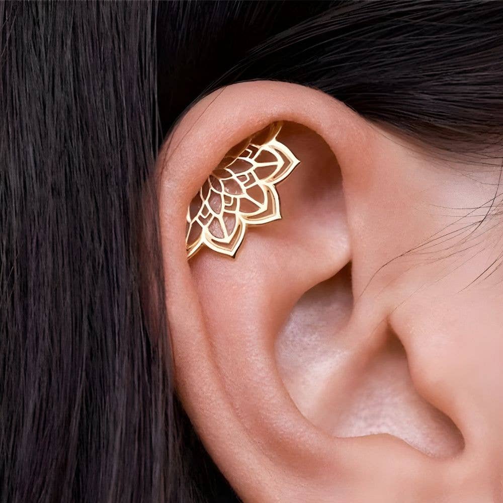 Ashlen - Wholesale Stud/Post Earrings - MANDALA HELIX EARRING2