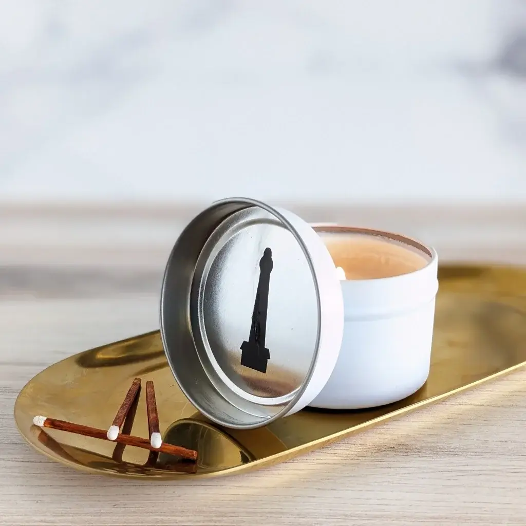 Bougie Vida - Wholesale Travel Candles - Soleil 4 oz Soy Travel Candle1