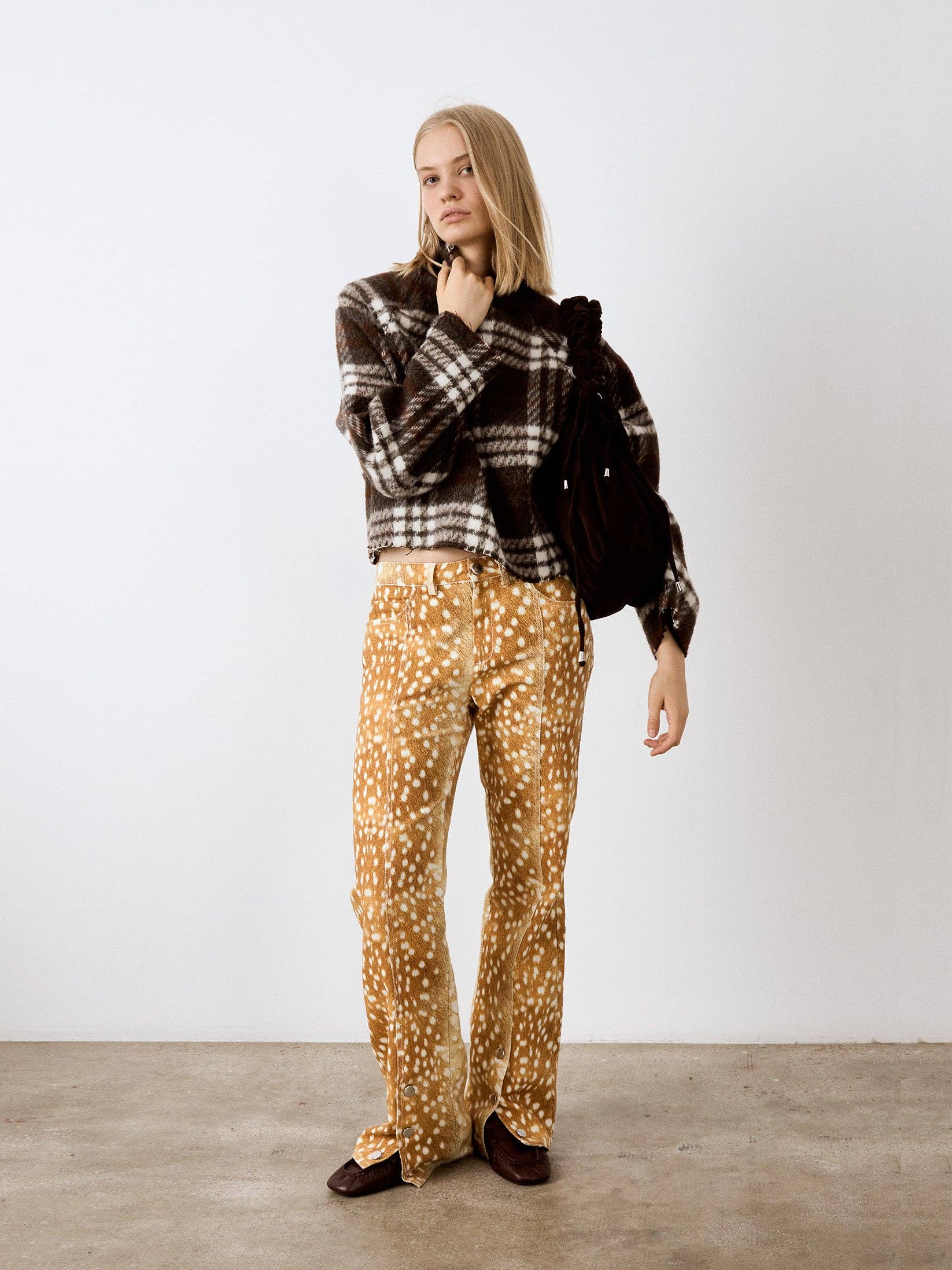 CARMEN SAYS - Wholesale Jeans - Women's - Vaqueros de mezclilla con estampado de ciervo6