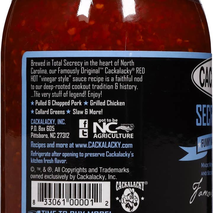 Cackalacky® - Wholesale Hot Sauce - Cackalacky® Secret Sauce® (16 oz.)2