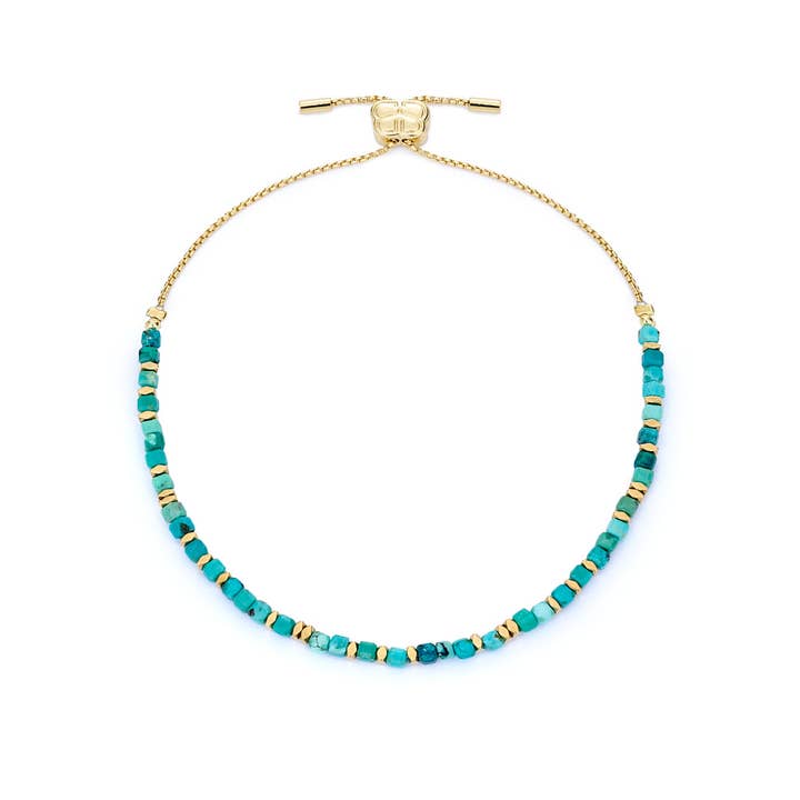 Valentina Turkis Howlit Guld Armbånd for engroshandel hos Boho Betty