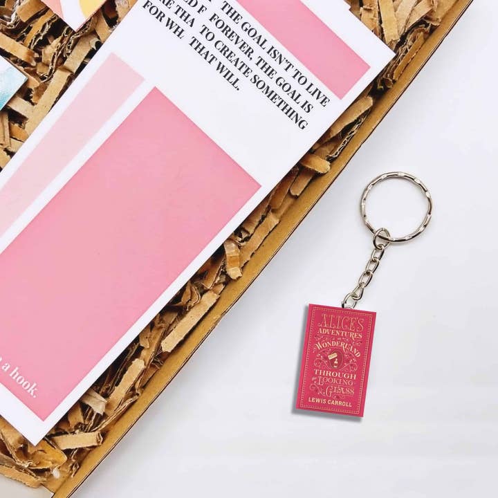 bookonahookco – Marcador por atacado – Alice no país das maravilhas através do espelho2