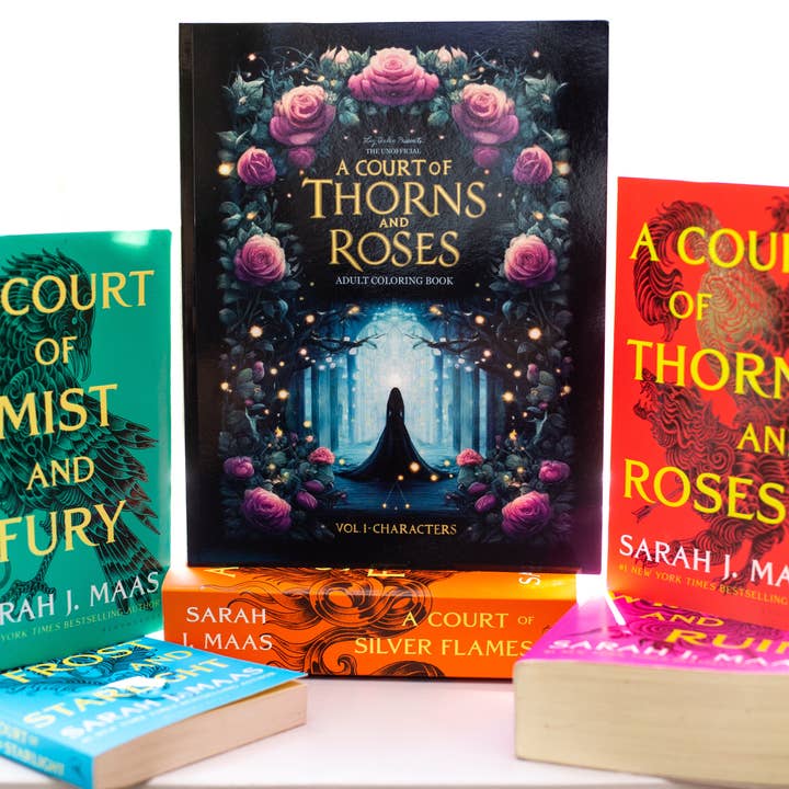 Liz Deleo - Full Time Side Hustle - Wholesale Coloring & Activity Book - Adult - The A Court of Thorns and Roses Adult Coloring Book5