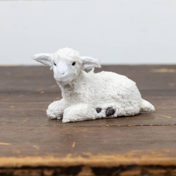 Ragon House - Wholesale Decorative Figurine - 5.25" RESTING LAMB1