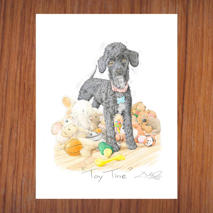 Toy Time - Open Edition Giclee Art Print for wholesale by Will Gorman Art