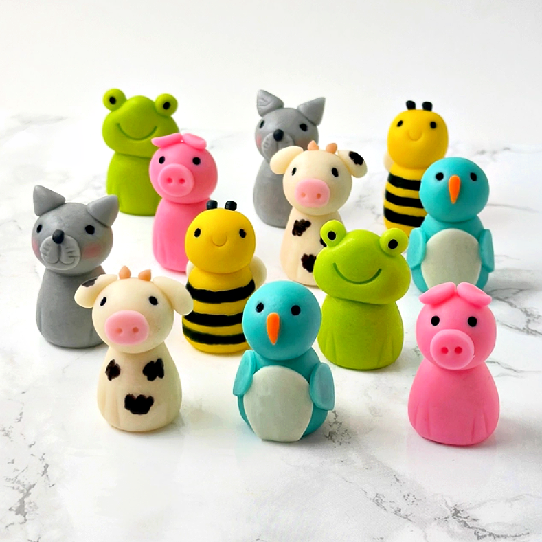 marzipops - Wholesale Caramel - Gourmet Marzipan Candy Cutie Mini Animals1