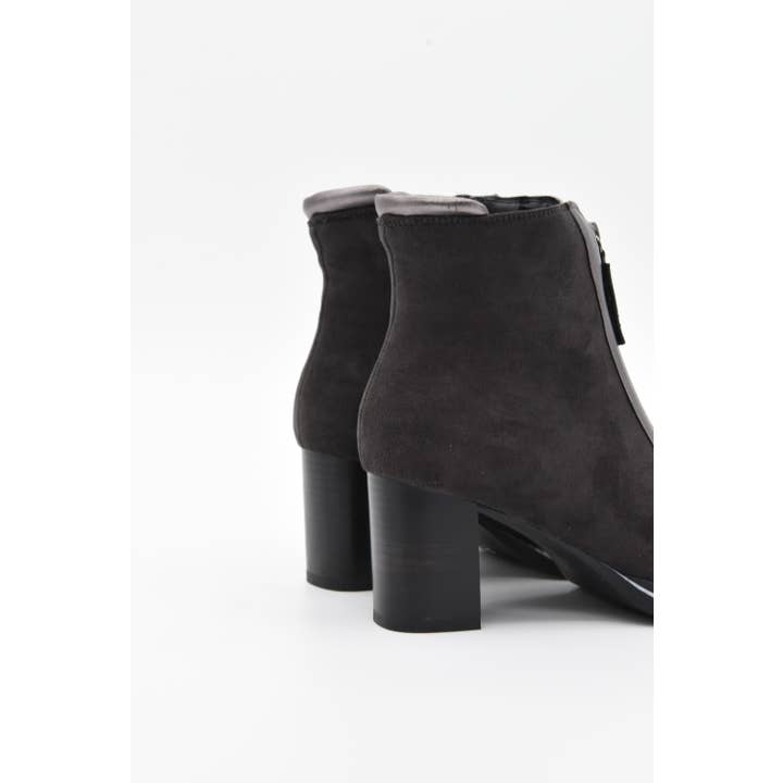 Azarey - Venta al por mayor Botines - Mujer - Botín bicolor con cremallera frontal 462K274 4