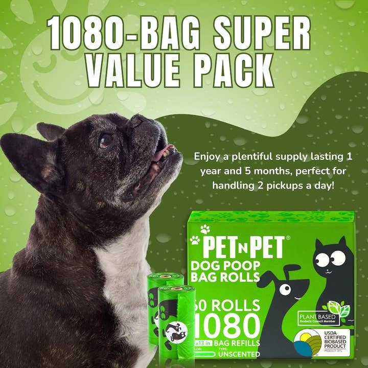 Pet N Pet - Wholesale Pet Poop Bag - Dog Poop Bags 1080