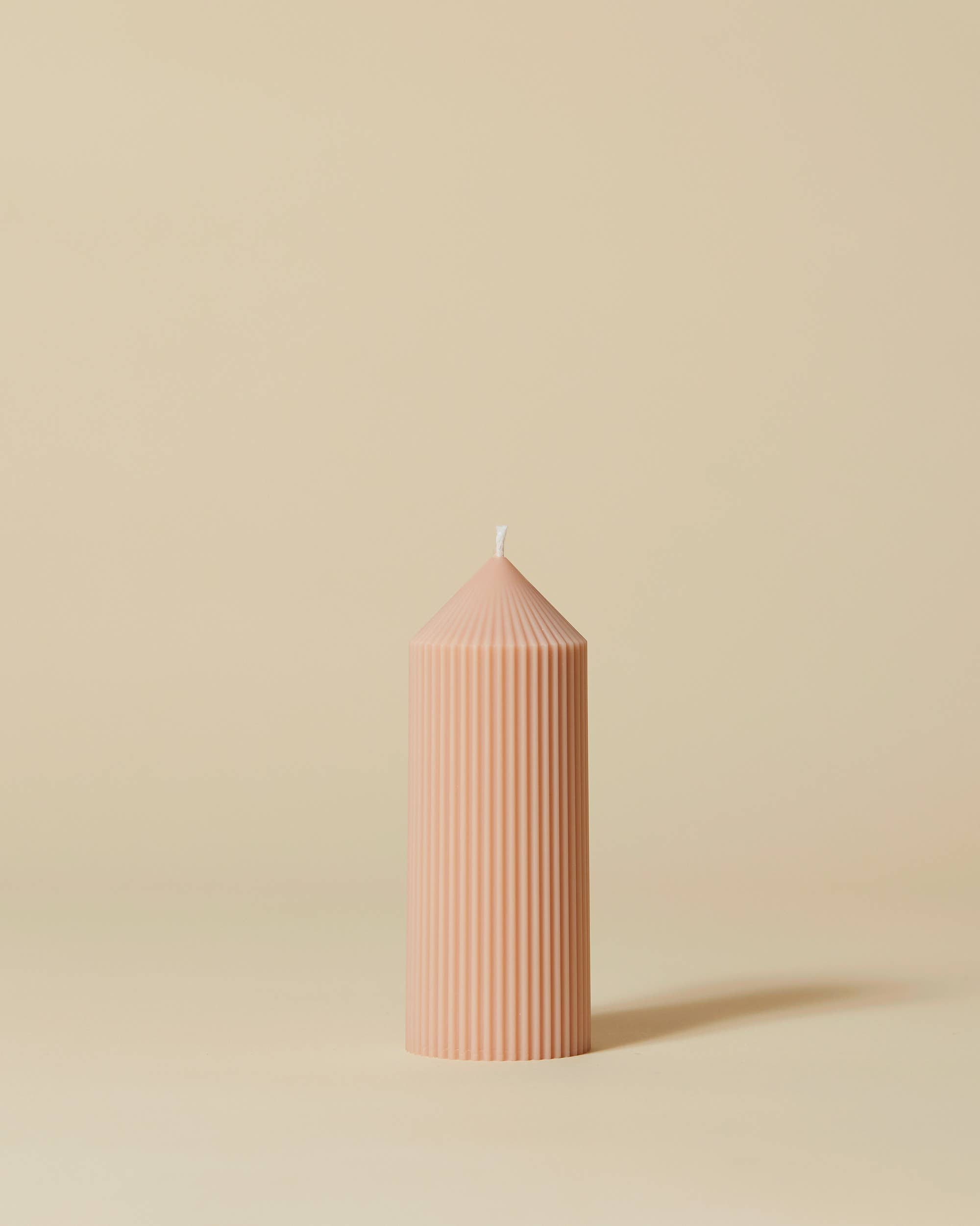 Les Bois Studio - Wholesale Pillar Candle - YUKI - Wide Pillar Candle - SEPIA1