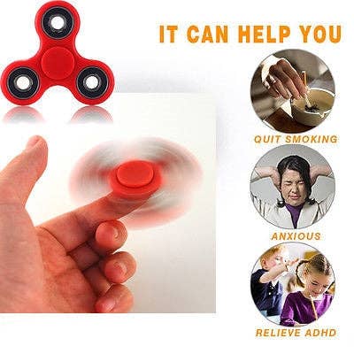 AICase - Wholesale Fidget Toy - Kids - 100X Hand Sprinner Tri Fidget Stell Ball Desk Toy EDC Finger Gyro for KIds and Adult3