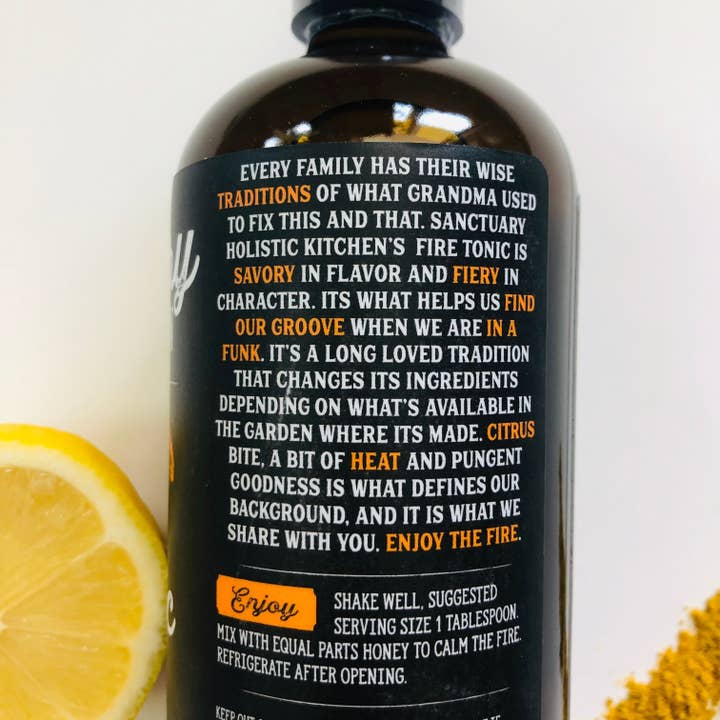 Sanctuary Holistic Kitchen - Wholesale Wellness Juice/Tonic - 8 oz - Fire Cider2