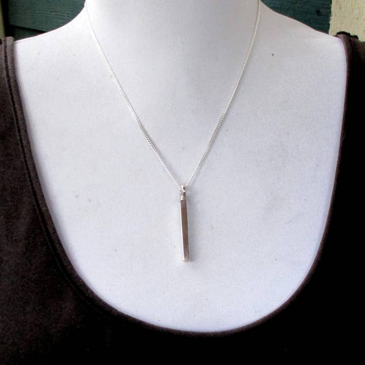 Luxe Design Jewellery - Wholesale Pendant/Charm Necklace - Squared Urn Pendant for Cremation Ashes in Sterling Silver8