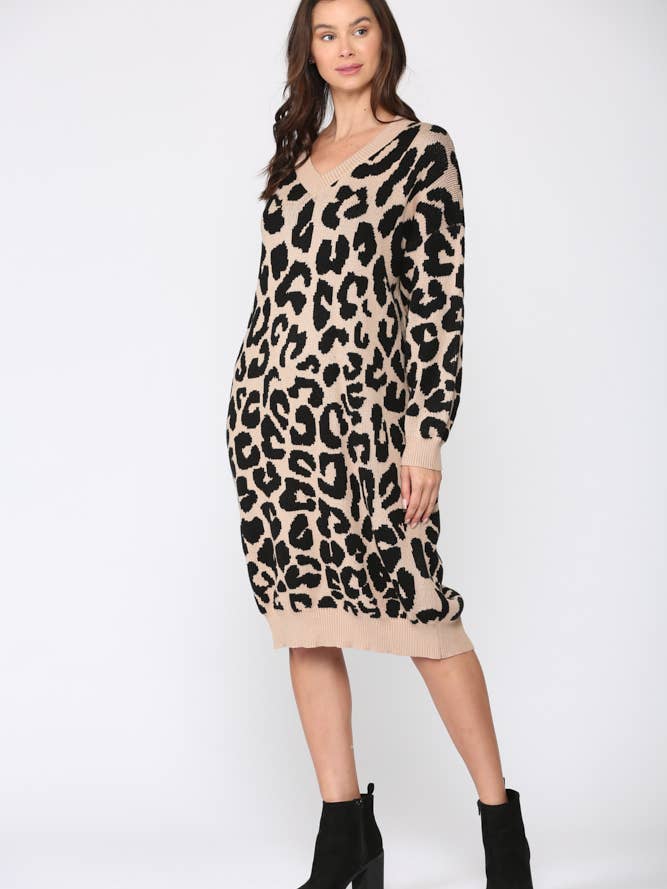 Stelle Pullover-Strickkleid für den Großhandel von Joh Apparel